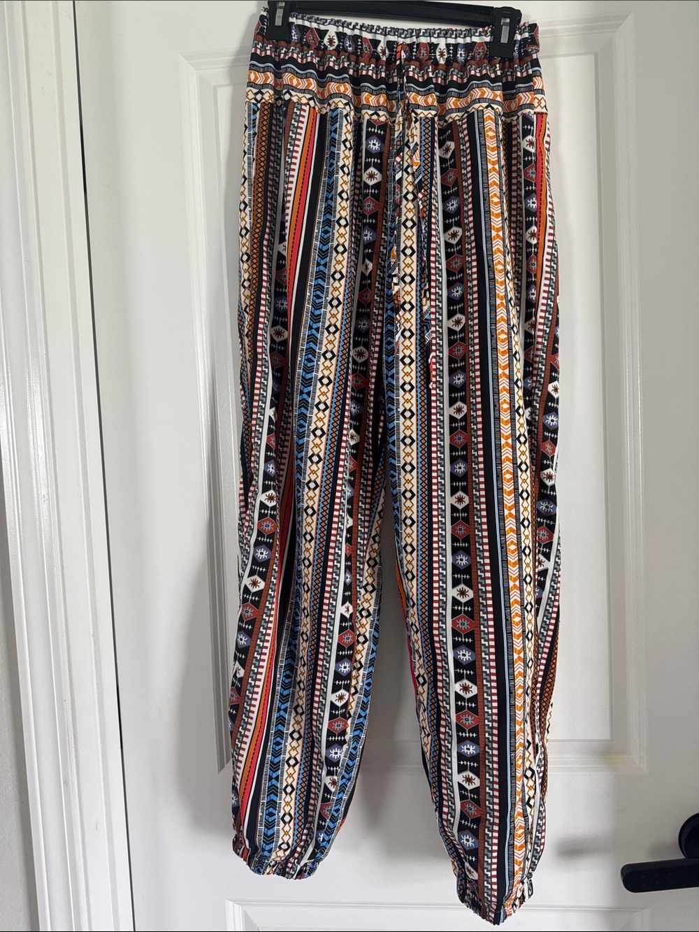 Multi-Color Patterned Casual Pants(1084)